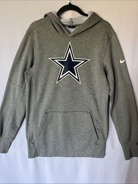 Nike Gray Dallas Cowboys Star Pullover Hoodie
